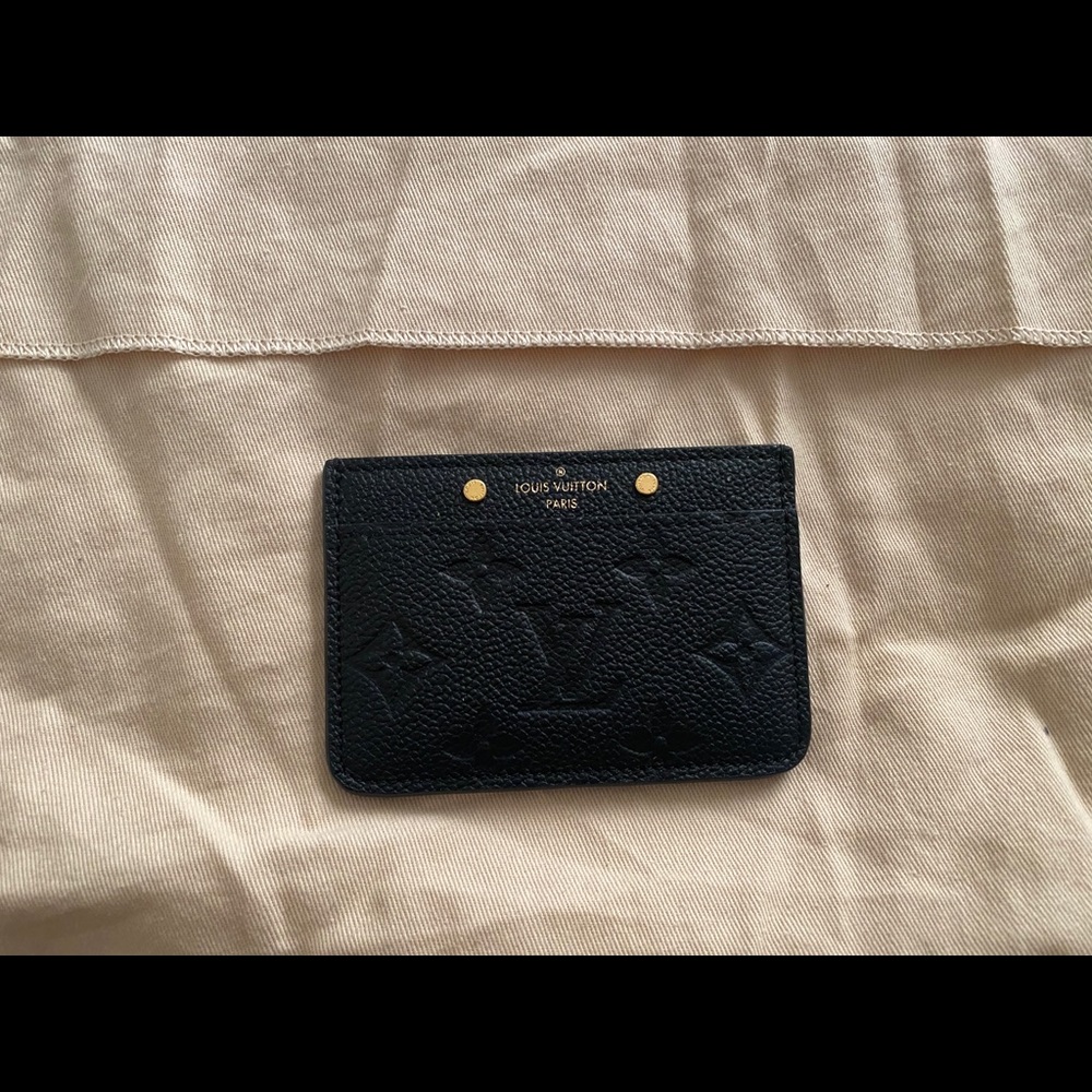 Louis Vuitton Monogram Empreinte Leather card